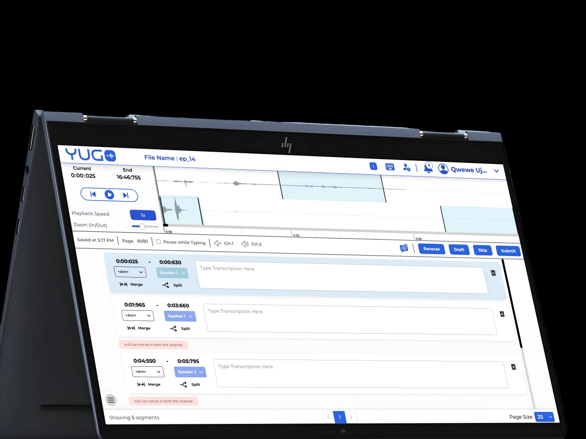 Transcription Platform
