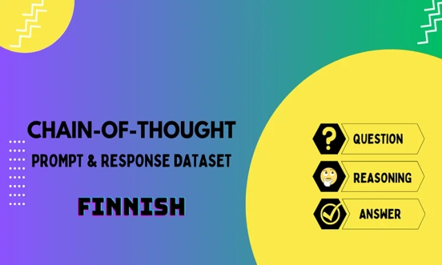 Chain of Thought Prompt & Completion Dataset in Finnish