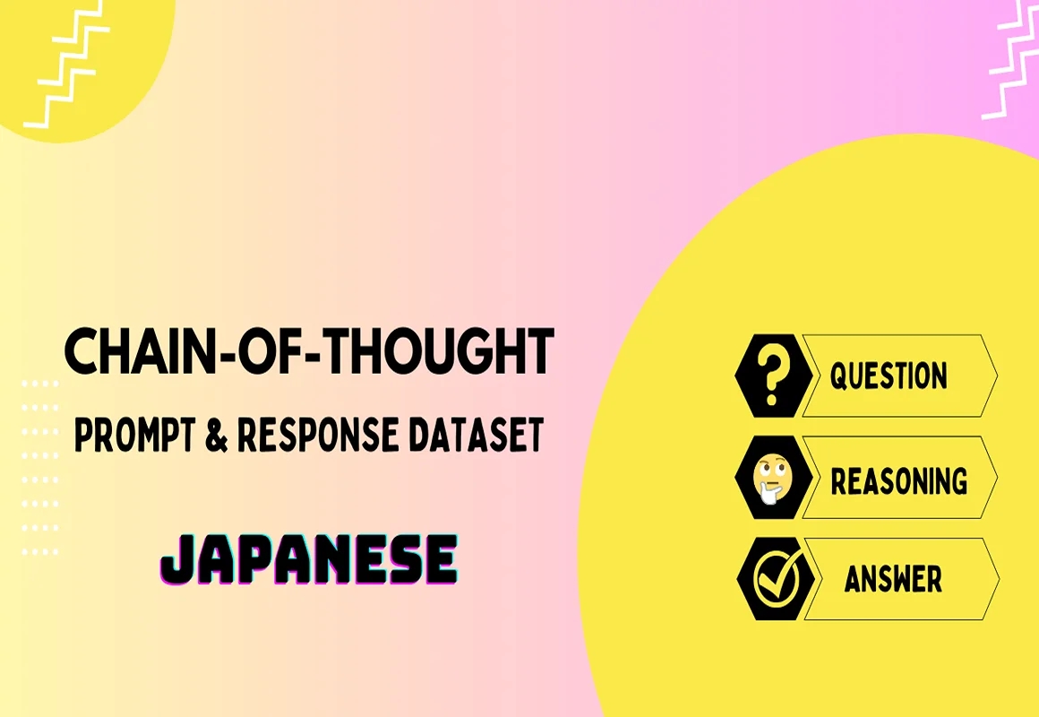 Chain of Thought Prompt & Completion Dataset in Japanese