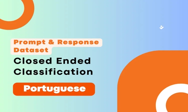 Closed Ended Classification Prompt & Completion Dataset in Portuguese