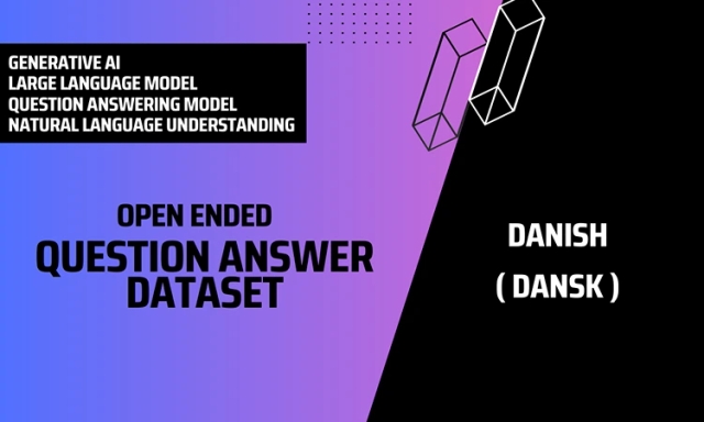 Open Ended Question Answer Text Dataset in Danish