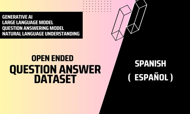 Open Ended Question Answer Text Dataset in Spanish
