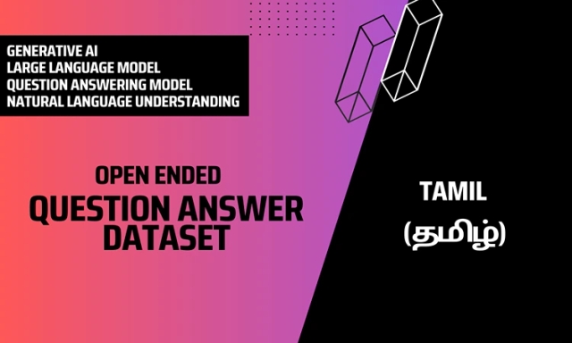 Open Ended Question Answer Text Dataset in Tamil