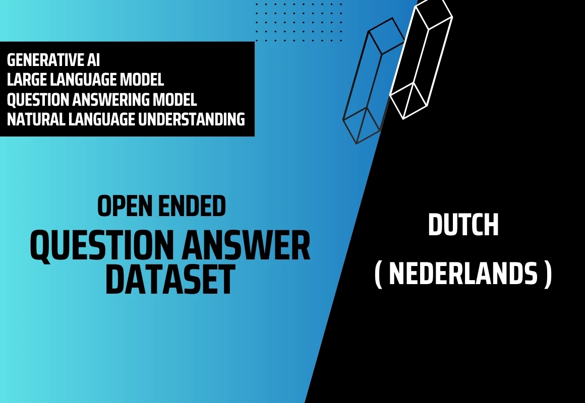 Open Ended Question Answer Text Dataset in Dutch